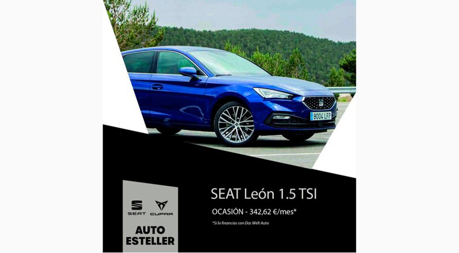 Llévate un SEAT León 1.5 TSI S&S FR 150 CV por 342,62 € al mes