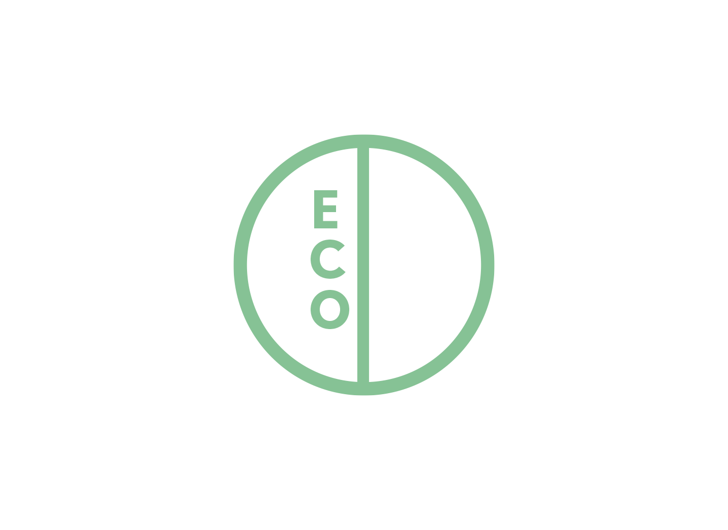 Icono etiqueta eco