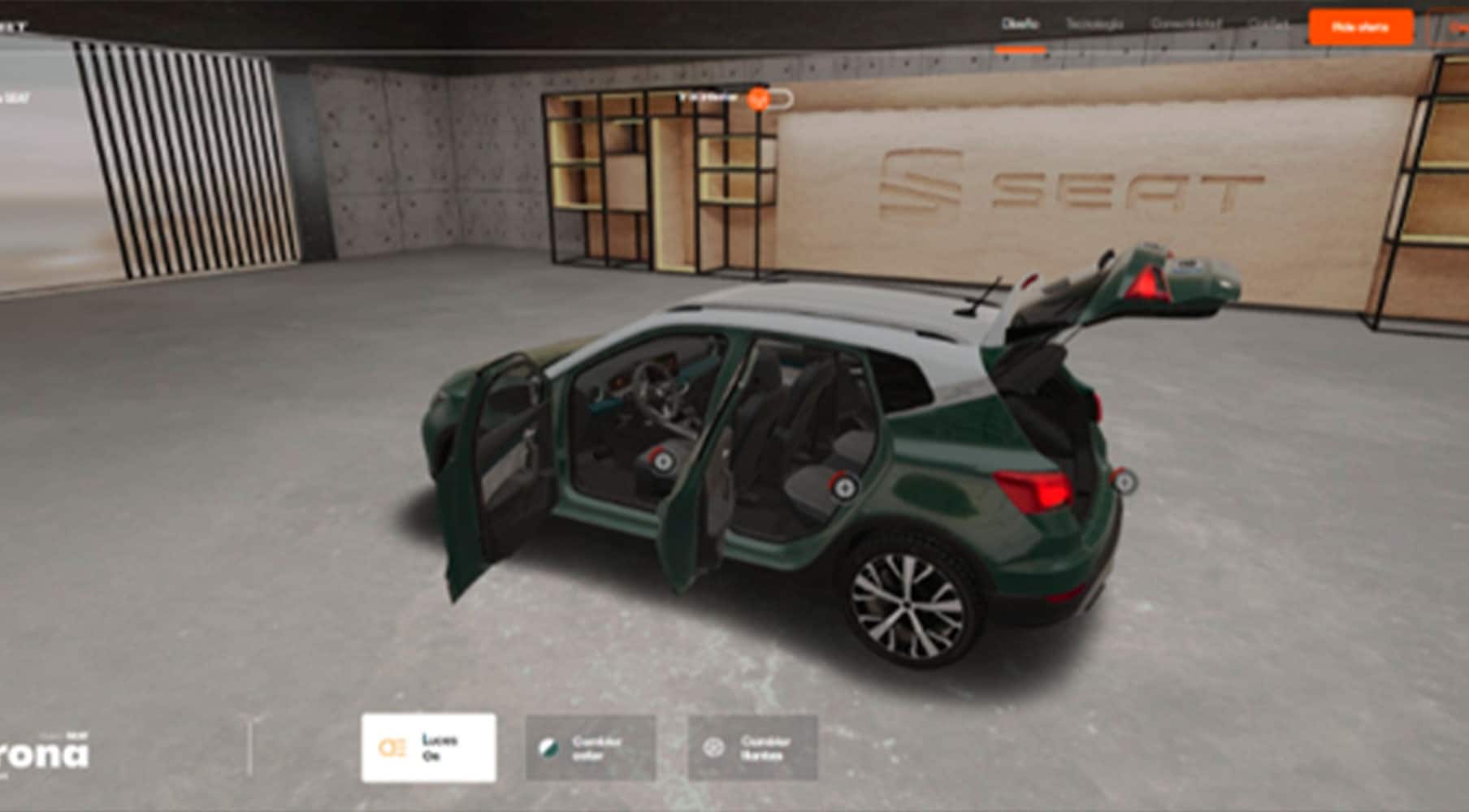 El primer showroom virtual: el SEAT Virtual Experience